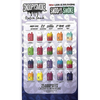 SNOOPYSMOKE 25000 рус. ORIGINAL (Тропическая Радуга) SNOOPYSMOKE 25000 рус. ORIGINAL (Тропическая Радуга)